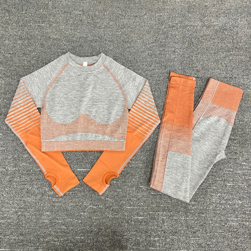 Damen Langarm Laufshirt atmungsaktiver Funktionsshirt , Yoga-Anzüge für Frauen