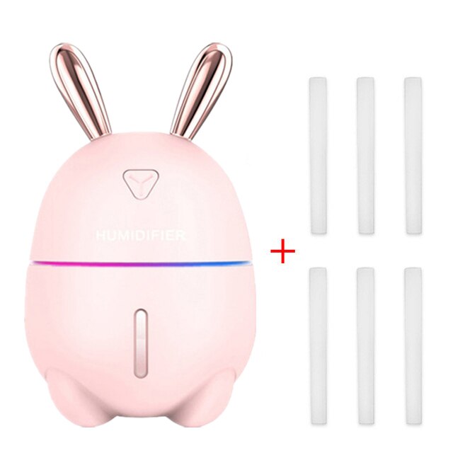 300 ML Mini Luftbefeuchter, Nettes Kaninchen USB Aroma, ätherisches Öl