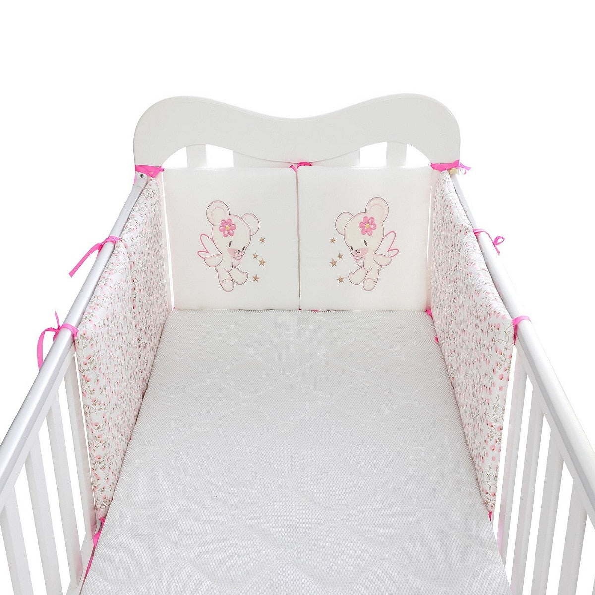6 Stück/Set Kinderbett Nestchen Baby Kopfschutz in der Krippe, Babybett Schutz