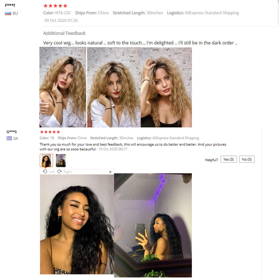13*4 Synthetische Lace Front Perücke, Lockige Afro Perücken für Frauen 30Zoll Natürliche Perücken Wunder Haar