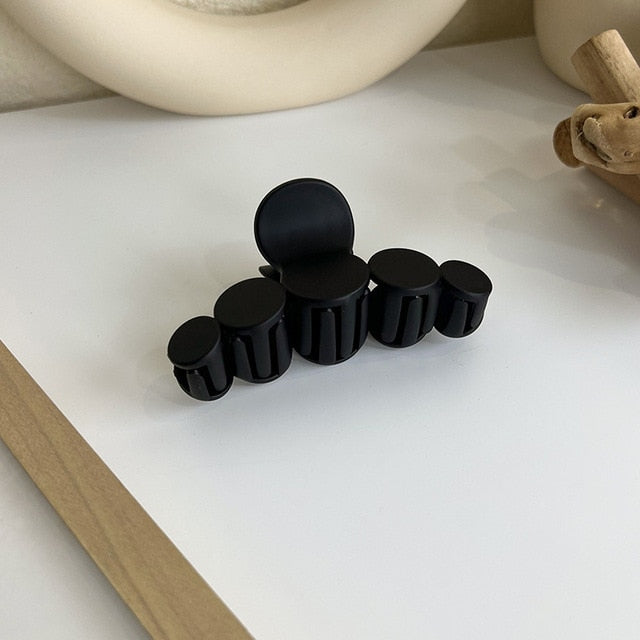 1pcs Koreanisch Kaffee Schwarz Großes Haar Krallen, Acryl Haarnadeln Barrette, Krabbe Haarspangen für Frauen & Mädchen