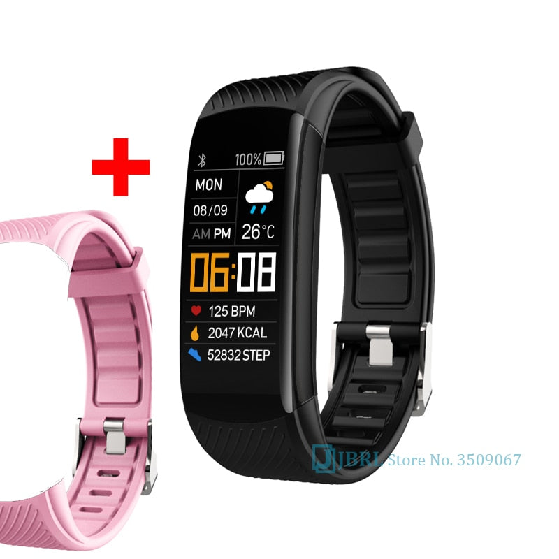 2021 Smart Watch Männer Frauen Sport Smartwatch Fitness Tracker Uhr für Android iOS Pulsmesser Elektronische Uhr Wasserdicht