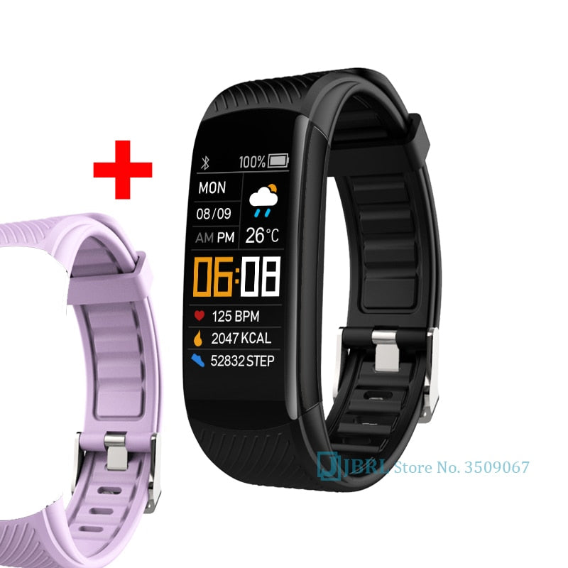 2021 Smart Watch Männer Frauen Sport Smartwatch Fitness Tracker Uhr für Android iOS Pulsmesser Elektronische Uhr Wasserdicht