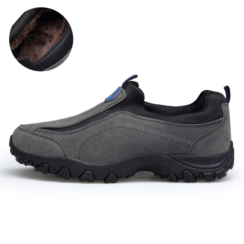 Fashion Flock Herren Freizeitschuhe, Wildleder-Outdoor Schuhe Herren Winterschuhe plus Größe 46