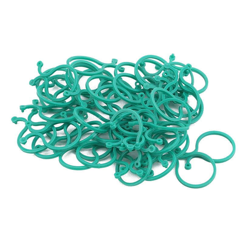 50/100 Stück Gartenpflanzenhalter-Spalier-Clips