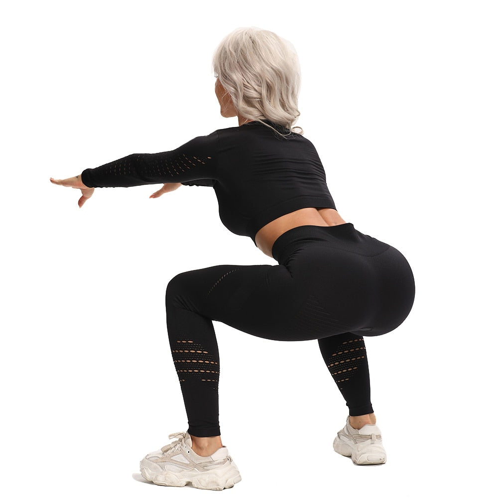 2-teiliges Set Damenanzug für Fitness