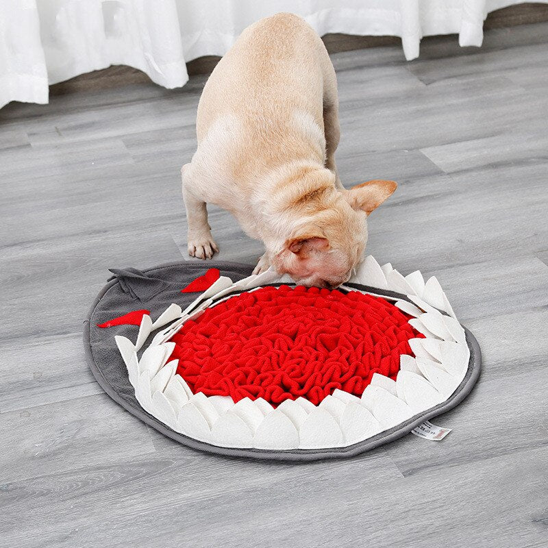 Doorshiping link Hund Spielzeug, Erhöhten IQ Interaktive, Langsam Abgabe Feeder matte, Haustier Puzzle, Puppy Training Spiele Fütterung