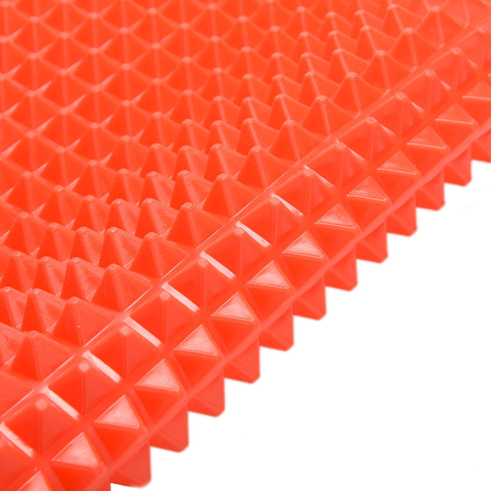 Antihaft-Silikon-Backmatten BBQ-Pyramide Pfanne Backpapier Pad Formen Mikrowellenofen, Backblech Blatt