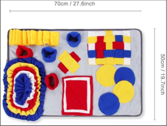 Doorshiping link Hund Spielzeug, Erhöhten IQ Interaktive, Langsam Abgabe Feeder matte, Haustier Puzzle, Puppy Training Spiele Fütterung
