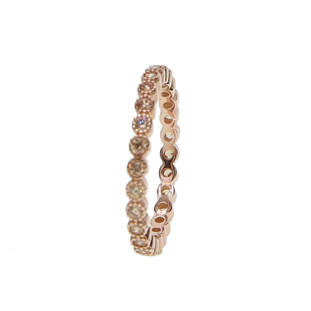 100% 925 Sterling Silber 7 Farben stapelbar Mode Mädchen Frauen Design Schmuck Geburtsstein Roségold Silber Mix Farbe cz Ring