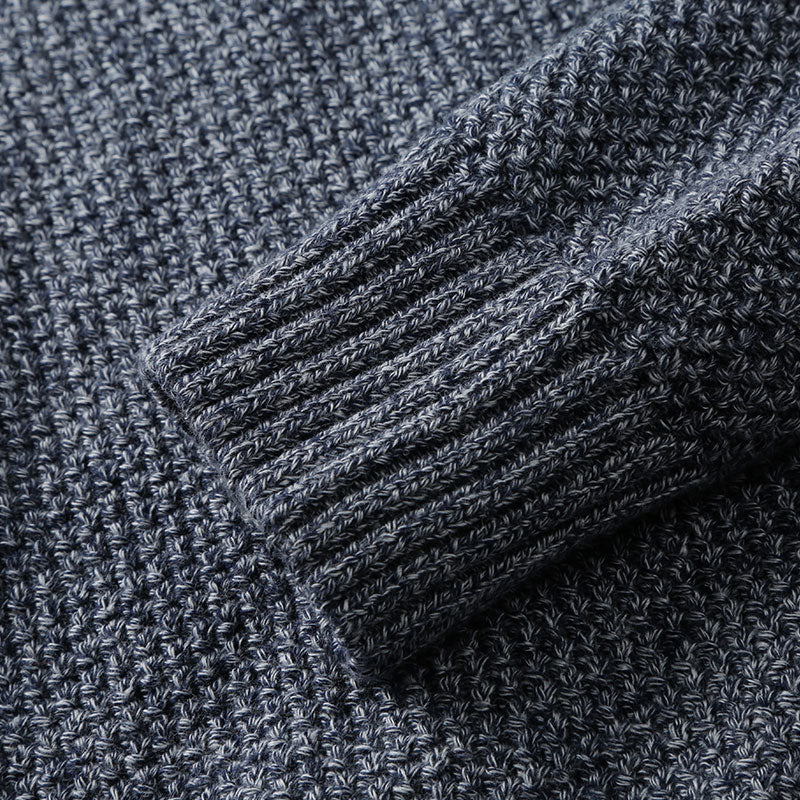 Kaschmir-Baumwollpullover Herren 2023, Herbst-Winter-Jersey-Strickpullover