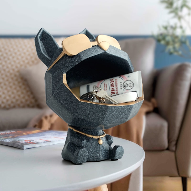 Coole Hundefigur Großmaul, Hund Aufbewahrungsbox Heimdekoration