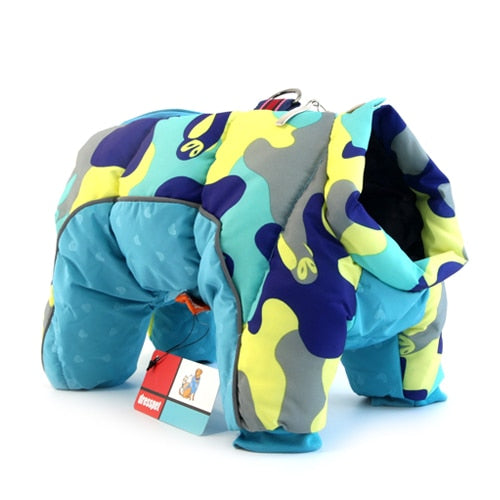 Winter-Haustier-Hundekleidung, super warme Jacke, dickerer Baumwollmantel, wasserdicht, kleine Hunde, Haustierkleidung für französische Bulldoggen-Welpen