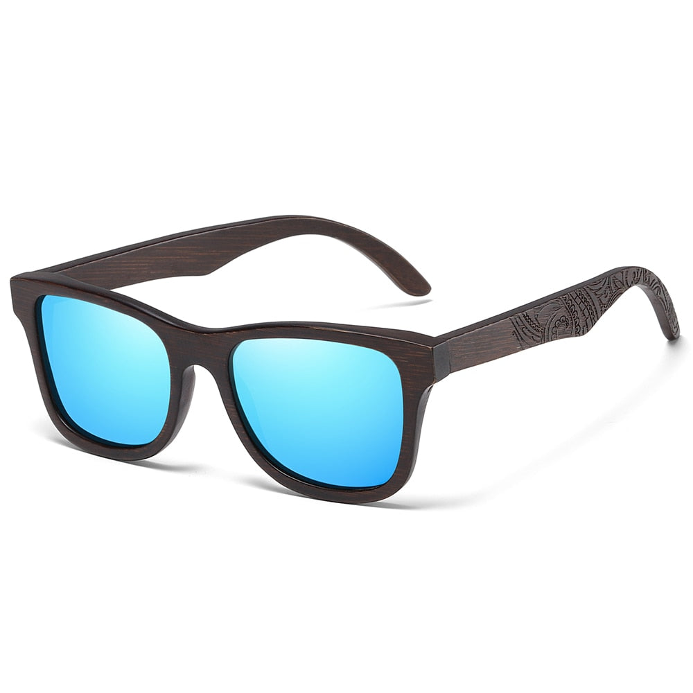 Natürliche Polarisierte Holzsonnenbrille, Bambus Sonnenbrille, Markendesigner Original Holzbrille Mit Holzkiste