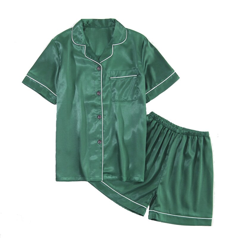FallSweet Seide Satin Pyjamas Set für Frauen