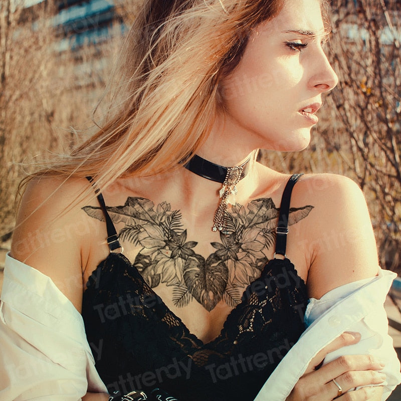 temporäre mode Tattoos-Schmuck, Körperaufkleber für Ägypten arabisch indische Sexy Tattoos-Muster