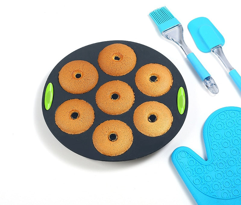 Silikon-Backformen, Kuchenform, Backformen, runde Cupcake-Pfanne, Mini-Muffinblech