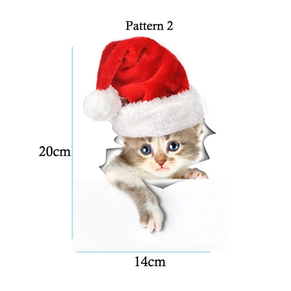 Katzen 3D-Wandaufkleber, Toilettenaufkleber, Lochansicht, lebendige Hunde, Badezimmer, für Heimdekoration, Tiere, Vinyl-Aufkleber, Kunst, Tapete, Poster