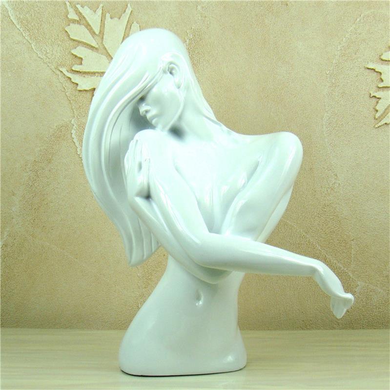 Abstrakte nackte Frauenbüste, handgefertigte Harz-Belle-Skulptur, menschliche Körperkunst, Ornament, Geschenk für Liebhaber, für die Einrichtung von Schlaf- und Wohnzimmerdekorationen