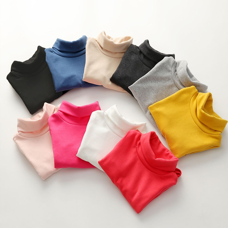 Rollkragen T-Shirt für Mädchen & Junge