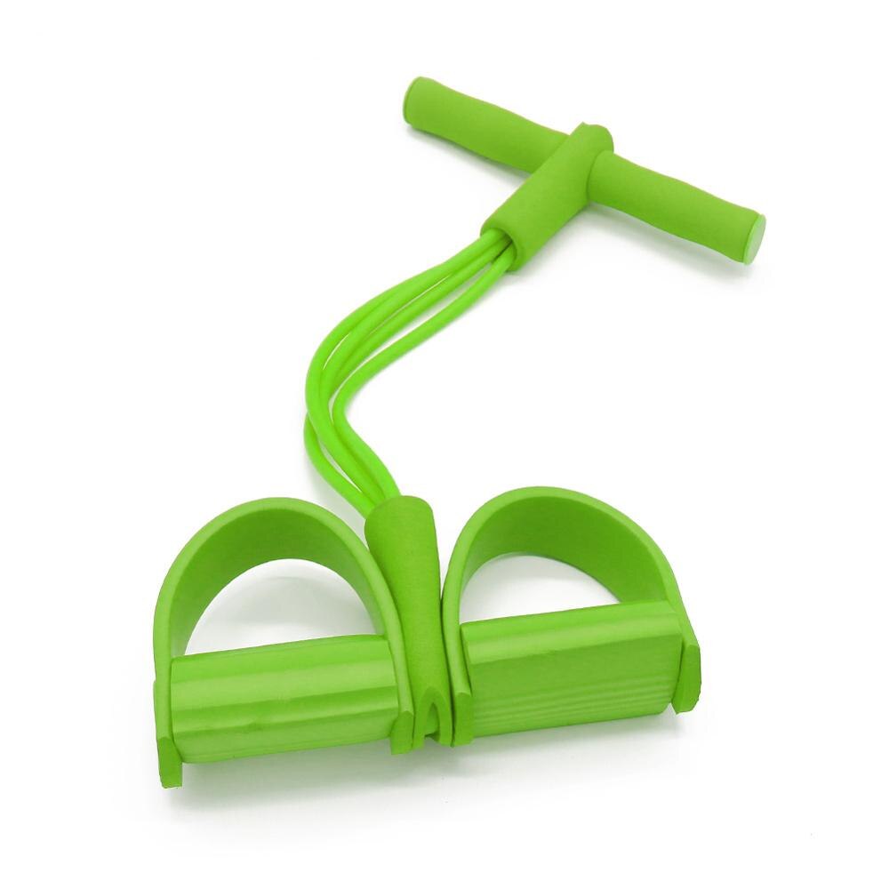 Widerstandsbänder 4-Röhren-Pedal-Fitnessseil, Latex-Pedaltrainer, Zugseil-Expander & Gummibänder