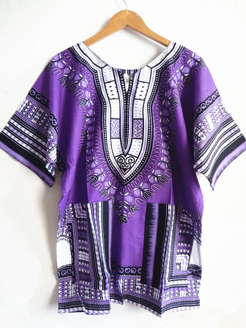 2023 neue Mode Design afrikanischen traditionellen Druck 100% Baumwolle, Dashiki T-Shirt für Herren