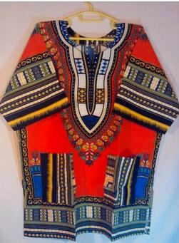 2023 neue Mode Design afrikanischen traditionellen Druck 100% Baumwolle, Dashiki T-Shirt für Herren