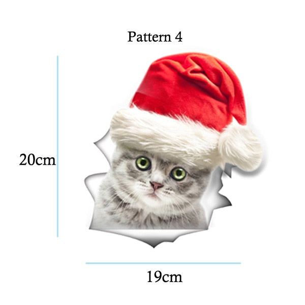Katzen 3D-Wandaufkleber, Toilettenaufkleber, Lochansicht, lebendige Hunde, Badezimmer, für Heimdekoration, Tiere, Vinyl-Aufkleber, Kunst, Tapete, Poster