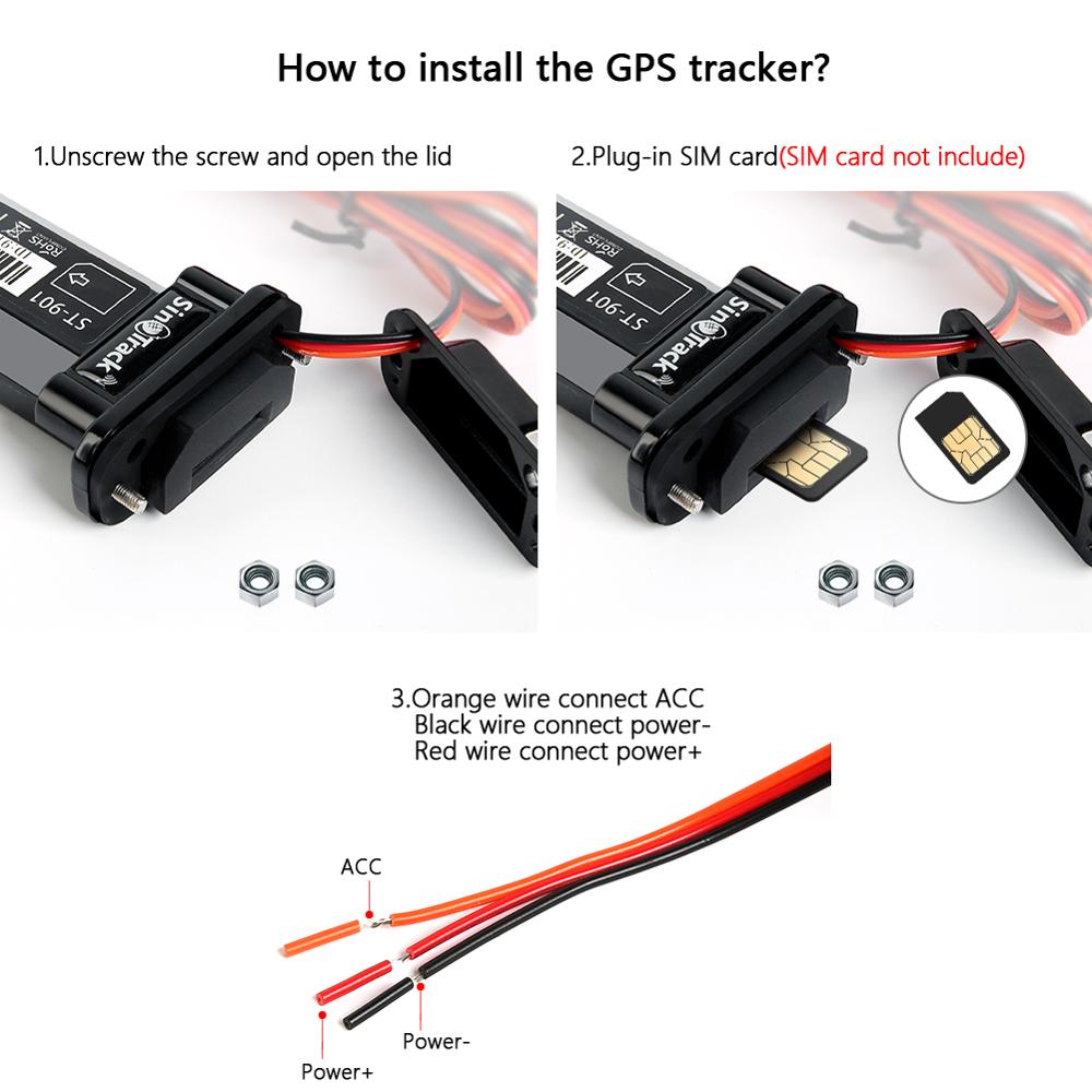Mini-GPS-Tracker, wasserdicht, eingebaute Batterie, GSM, GPS-Tracker für Auto & Motorrad