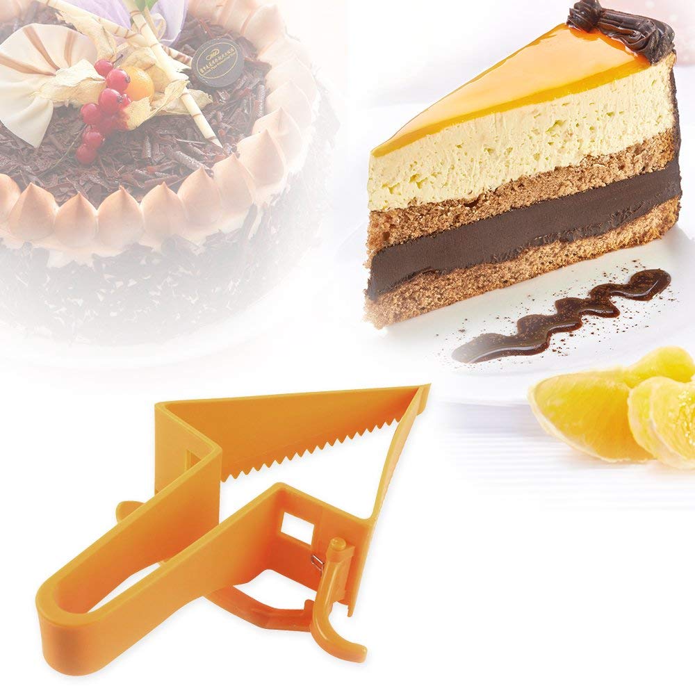 Verstellbarer dreieckiger Kuchenschneider aus Kunststoff, Schaufel Backwerkzeuge