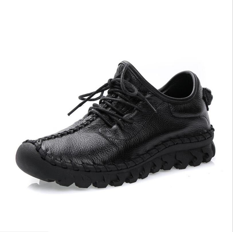 Handgemachte Echtes Leder Frauen Schuh, Turnschuhe Freizeitschuhe