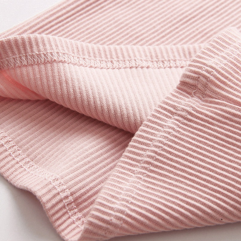 Langarm Plissee Umlegekragen Hals T-Shirt Für Mädchen, 100% Baumwolle Weiß Grau Einfarbig