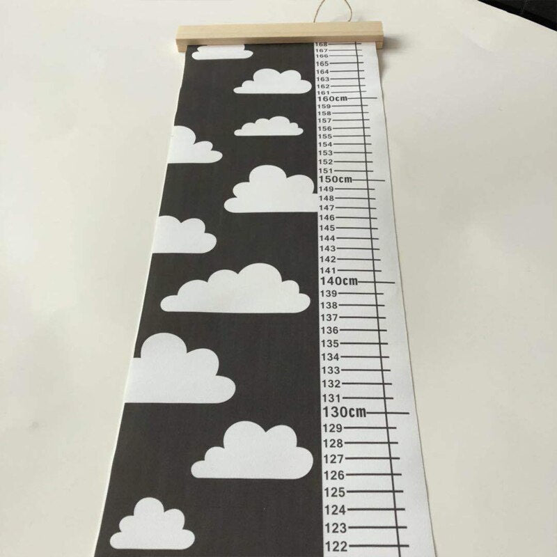 Kinder Messlatten Kinder Höhe Maßnahme Wachstumstabelle Tragbare Nette Wandaufkleber Home Raumdekoration für Kleinkinder Ruler Kids Room 50CM-170CM Wind Chimes Hanging Decor Growth Chart Ruler Scandinavian Decor Nordic Style