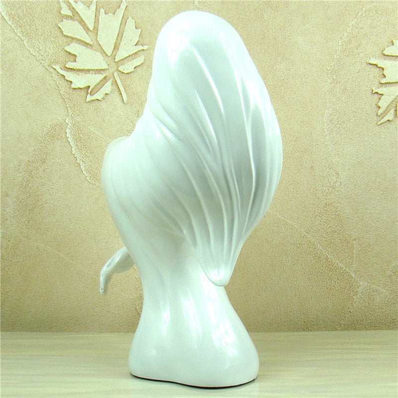 Abstrakte nackte Frauenbüste, handgefertigte Harz-Belle-Skulptur, menschliche Körperkunst, Ornament, Geschenk für Liebhaber, für die Einrichtung von Schlaf- und Wohnzimmerdekorationen