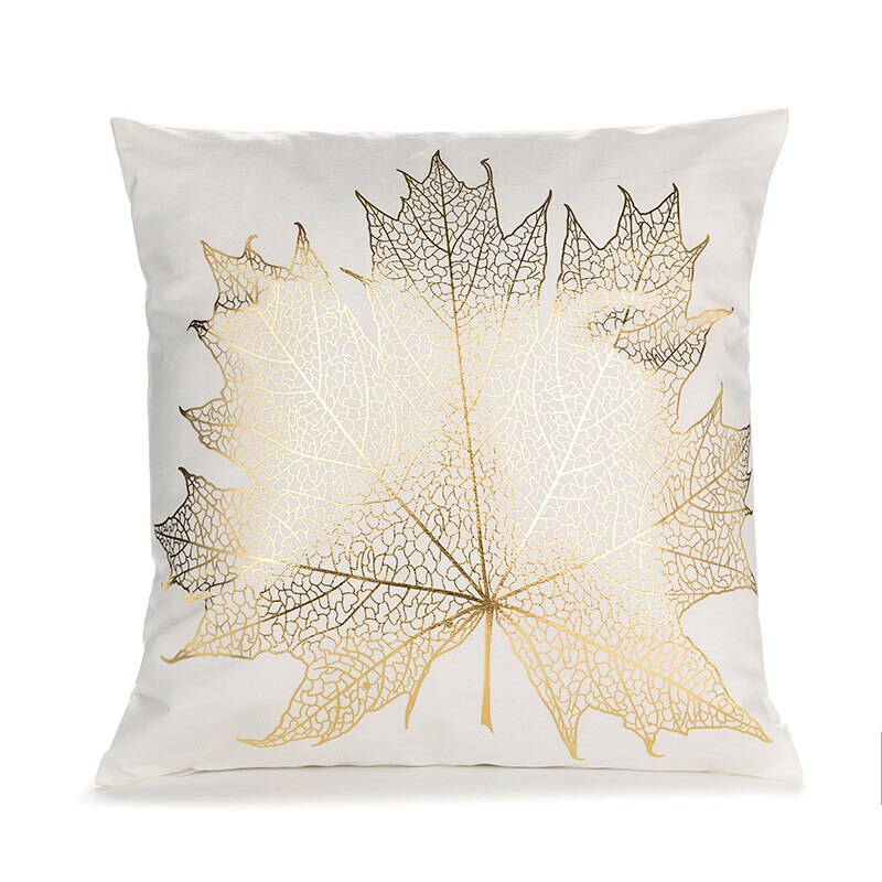 Geometrischer Kissenbezug, Schwarz Weiß Kissenbezug, Dekoratives Kissen Mode Golden Designer 45x45
