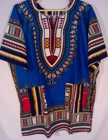 2023 neue Mode Design afrikanischen traditionellen Druck 100% Baumwolle, Dashiki T-Shirt für Herren