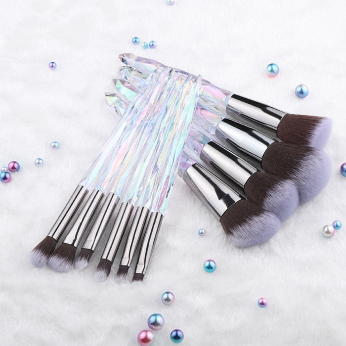 Diamant-Make-up-Pinsel-Set Kosmetik-Rouge-Pinsel, Puder-Grundierungs-Pinsel