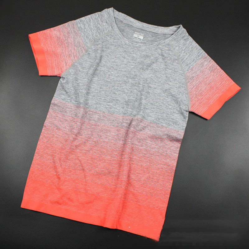 Damen Kurzarm Yoga Tops Lose Gym, Schnell trocknend Laufende T-Shirt