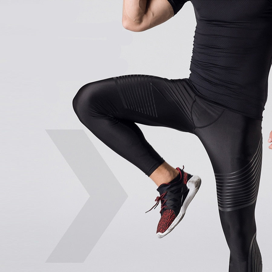 2023 Herren Kompressionshose, Muskeltrainingshose, Gymnastikhose