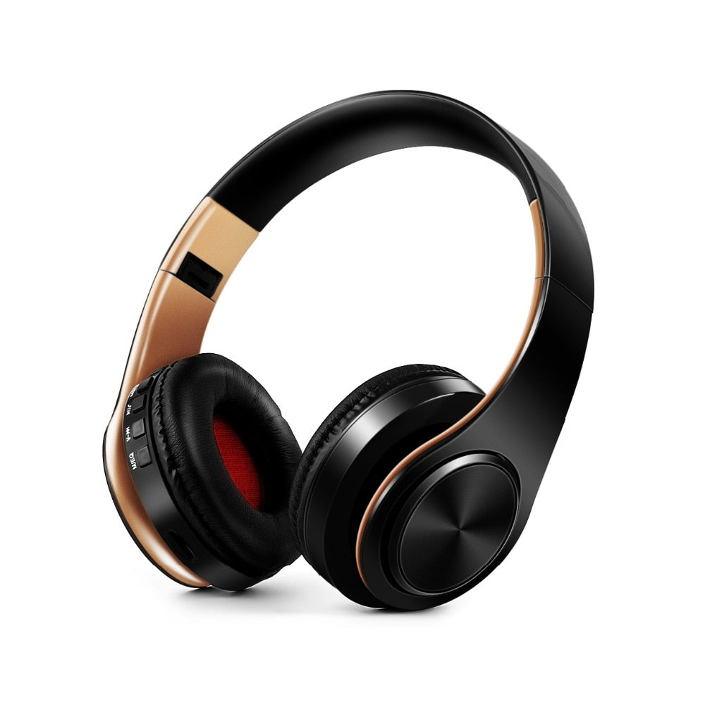 Kabellose Kopfhörer mit 3 EQ-Modi, HiFi Stereo Faltbare Headset