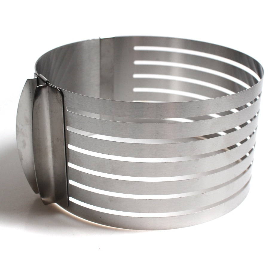 20 CM, 30 CM Einstellbare Runde Brot Kuchenschneider, Edelstahl Kuchenschneider, 7 Schichten Slicer Mousse Ringform Backwerkzeug