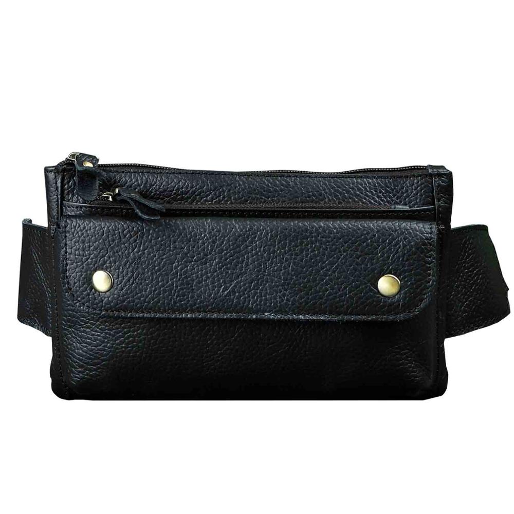 Rindsleder Gürteltasche, Brust Sling Bag Design