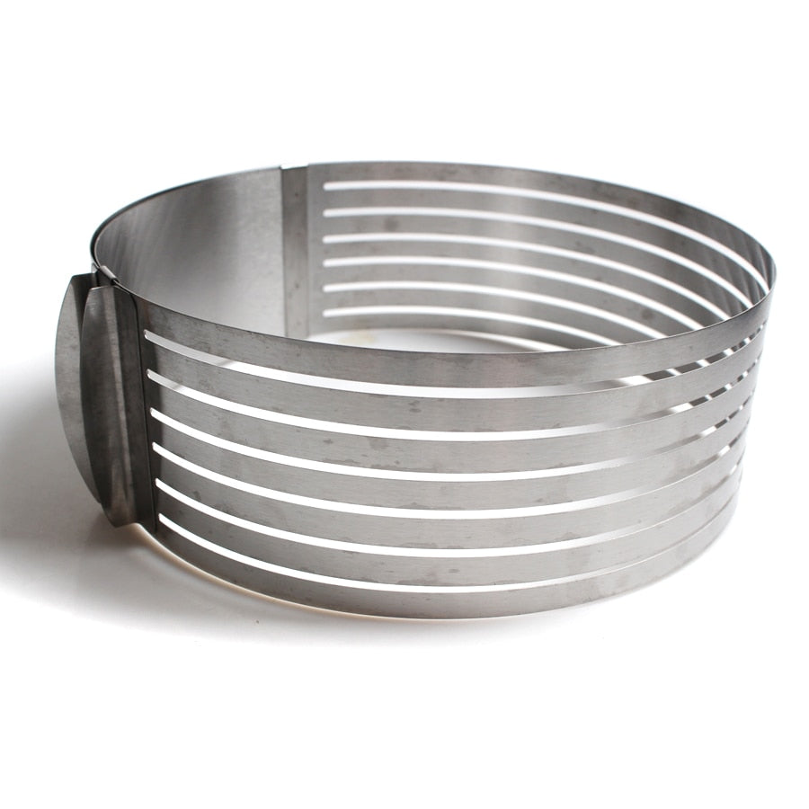 20 CM, 30 CM Einstellbare Runde Brot Kuchenschneider, Edelstahl Kuchenschneider, 7 Schichten Slicer Mousse Ringform Backwerkzeug