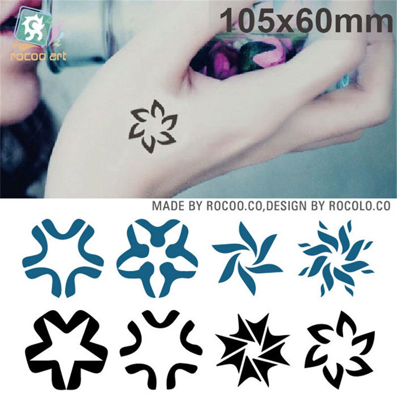 Körper Kunst wasserdichte temporäre Tätowierungen für Stern, Entwurfs Blitz Tätowierungs Aufkleber, Damen & Herren-Klassiker 3D Tattoo-Aufkleber