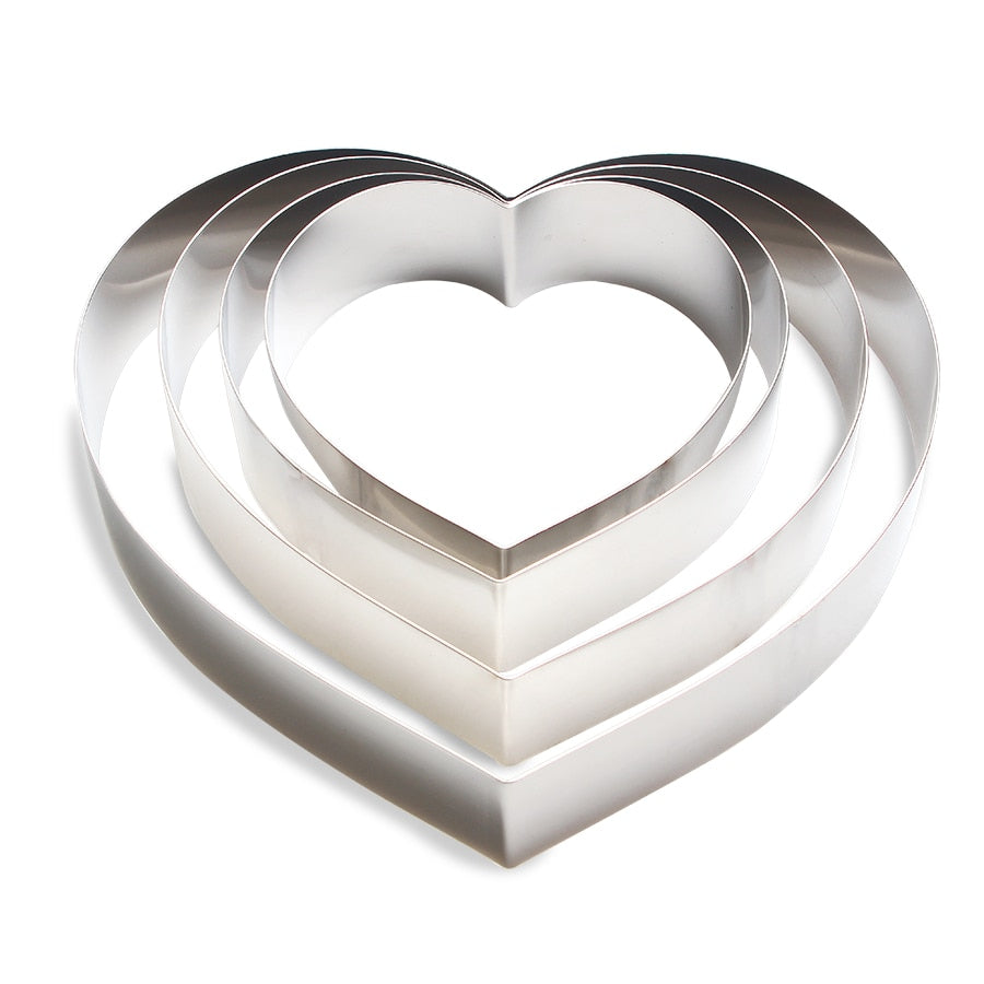 7-14 ZOLL Herz Kreis Form Hochzeit, besondere Anlässe, Gebäck Dekoration Form