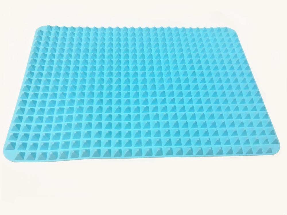 40x27cm Pyramide Backformen Pfanne 4 Farbe Antihaft Silikon Backmatten, Kochmatte Backblech für den Ofen