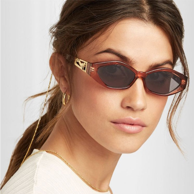 Marke Designer Luxus Sonnenbrille, Oval Rechteck Sonnenbrille Für Damen Qualität UV400