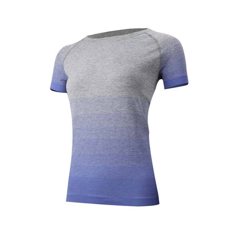 Damen Kurzarm Yoga Tops Lose Gym, Schnell trocknend Laufende T-Shirt