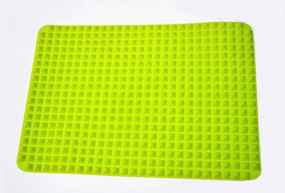 40x27cm Pyramide Backformen Pfanne 4 Farbe Antihaft Silikon Backmatten, Kochmatte Backblech für den Ofen