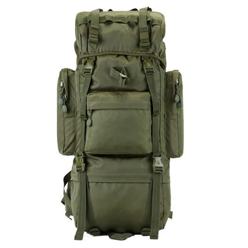 70L Herrenrücksack mit großer Kapazität, Hochwertiger wasserdichter Militärrucksack